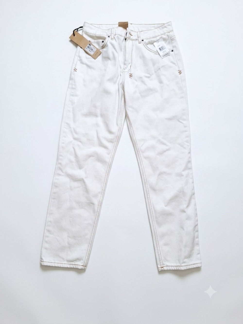 NWT Ksubi White Playback Sugar Rush High Waisted Relaxed Denim Jeans 28